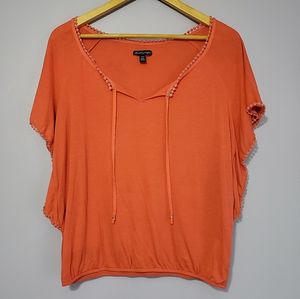 Orange/Pink colored American Eagle blouse